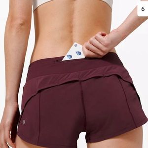 Lululemon Speed Up Short Low Rise 2.5”